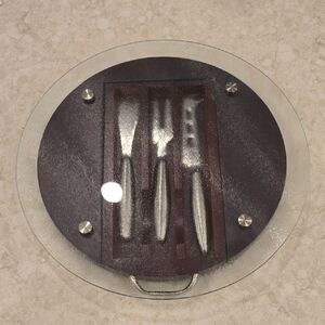 Cheese Plate & Knife Set